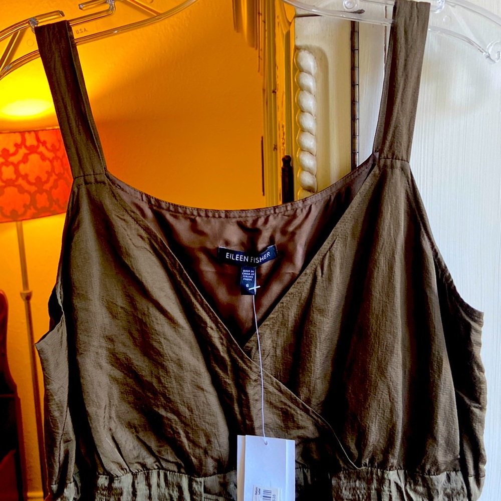 Eileen Fisher satin dress